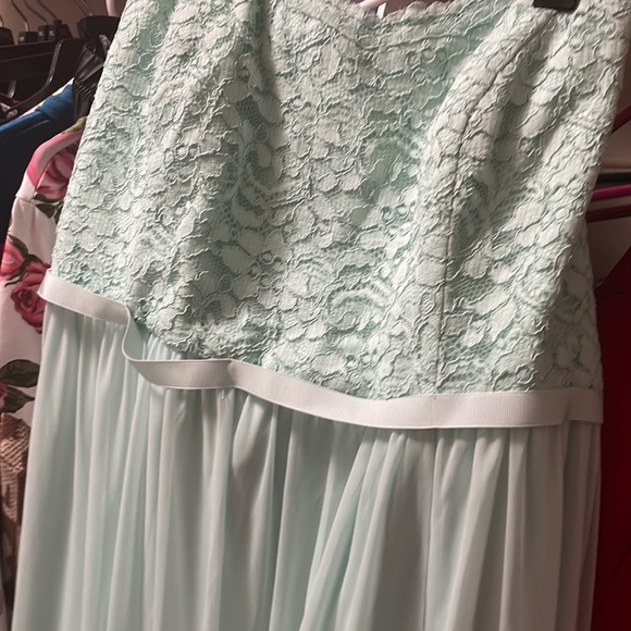 Teal David bridal dress - Picture 2 of 4